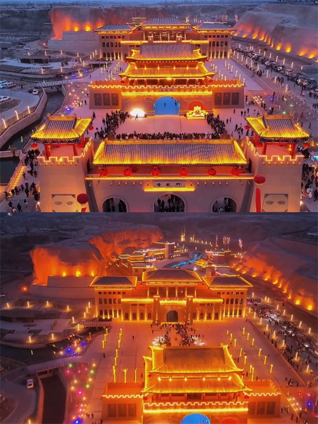 The Wensu Ancient City Projection Show uses the Wincomnke Krinda projector