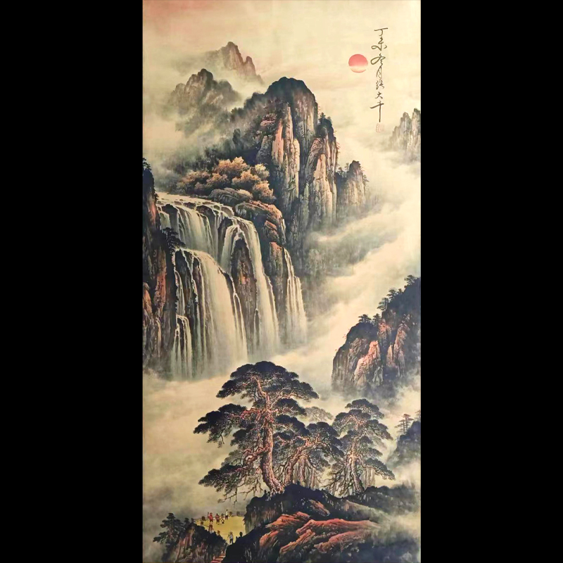 张大千 山(shān)水画