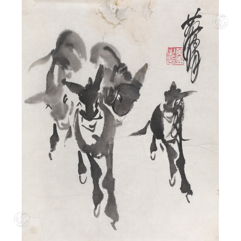 黄胄 毛驴